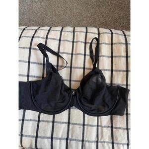 Curvy Couture black mesh bra size 42D
